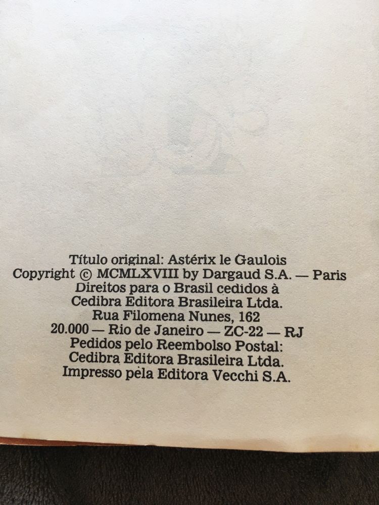 Livros Asterix O gaulês e Cleópatra