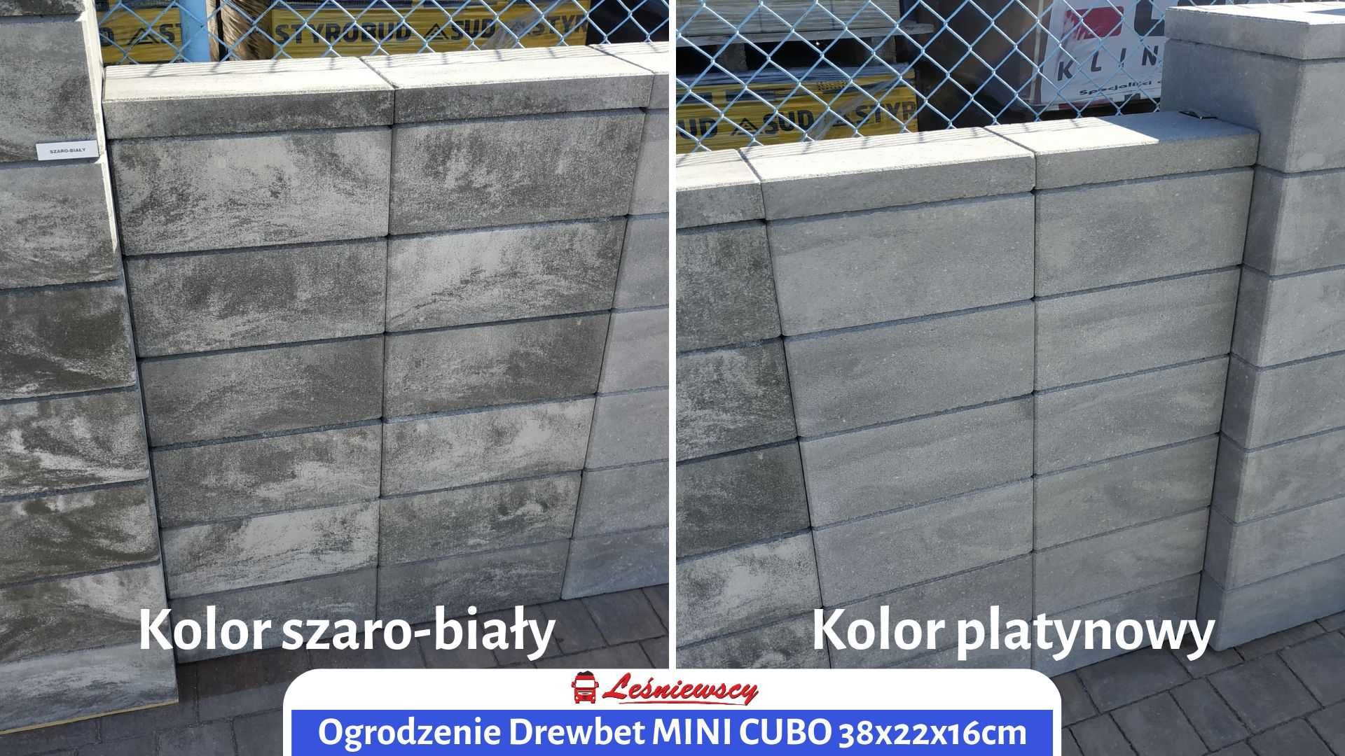 Pustak ogrodzeniowy modułowy DREWBET-Mini Cubo cały kraj ogrodzenia