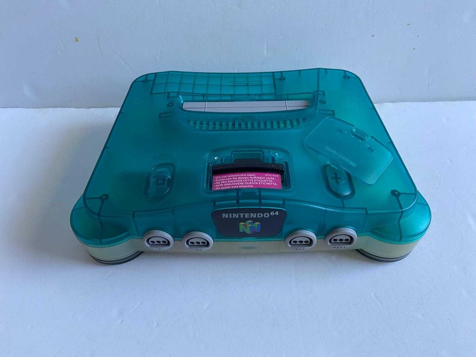 Consola PAL Nintendo 64 Clear Blue