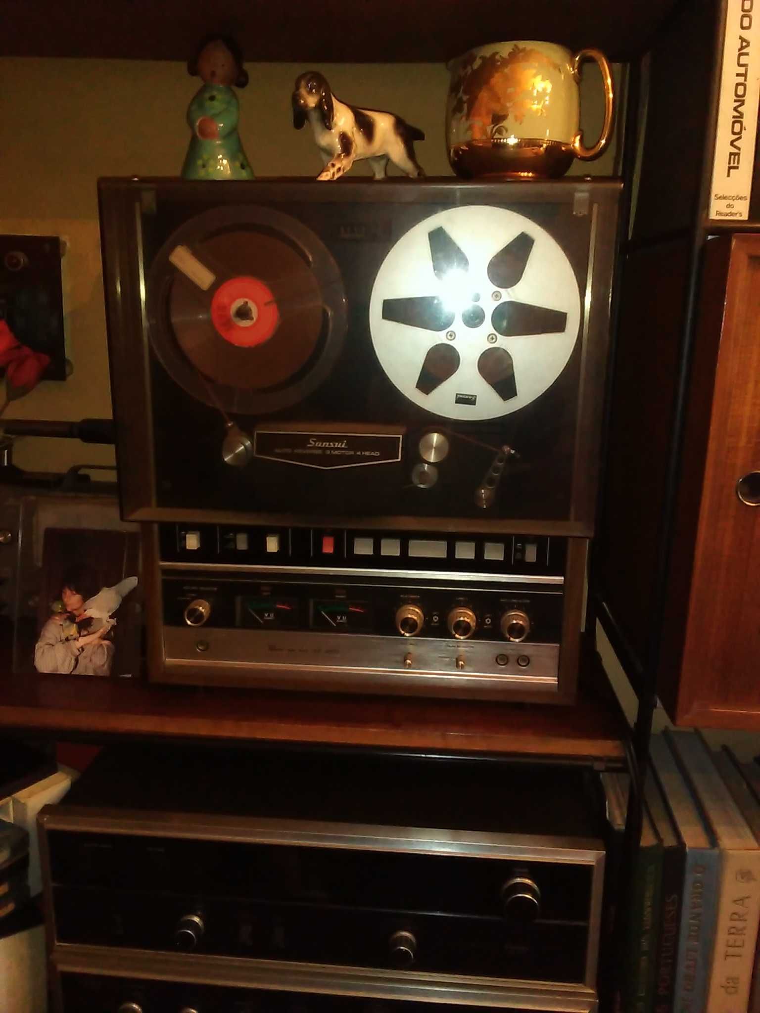 Aparelhagem/ equipamento de som profissional vintage Sansui anos 80