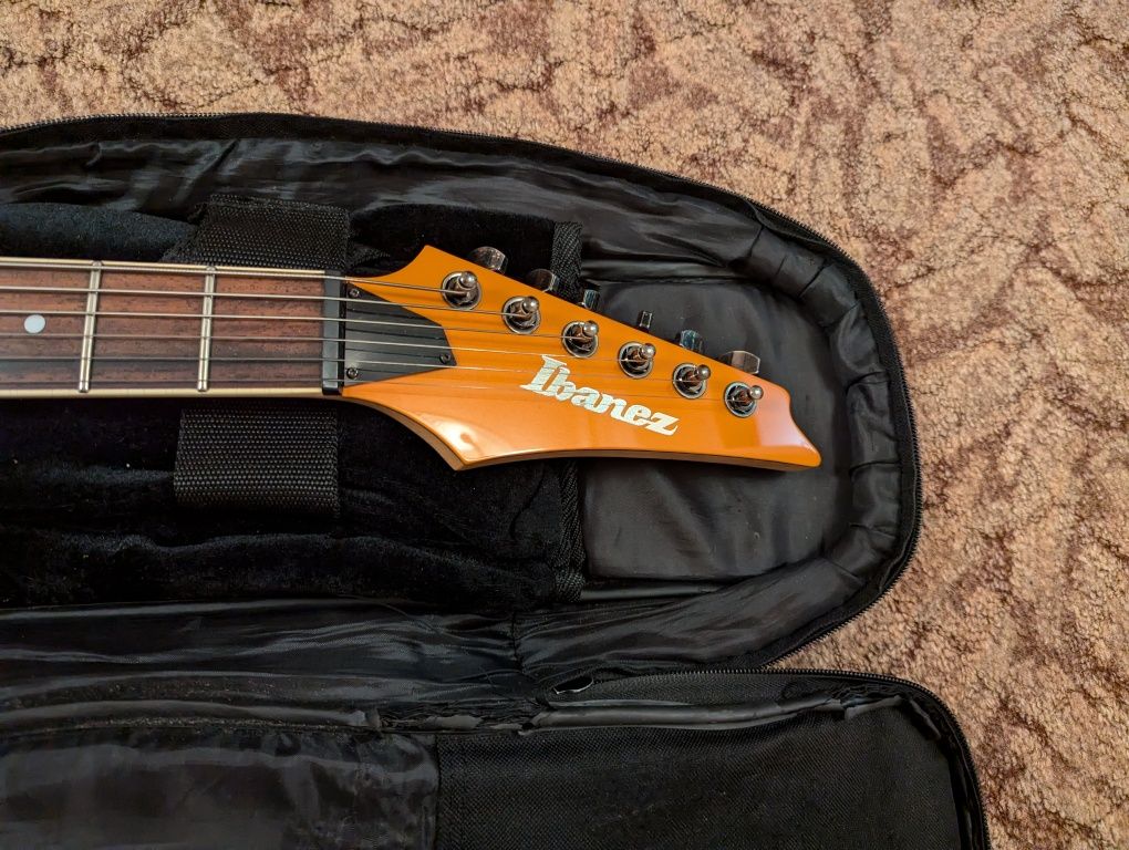 Ibanez RG321 MH, Orange metallic, Dimarzio Crunch Lab & Liqifire