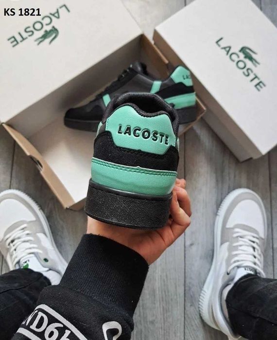 Кросівки Lacostе Black Green. АРТ: KS 1821