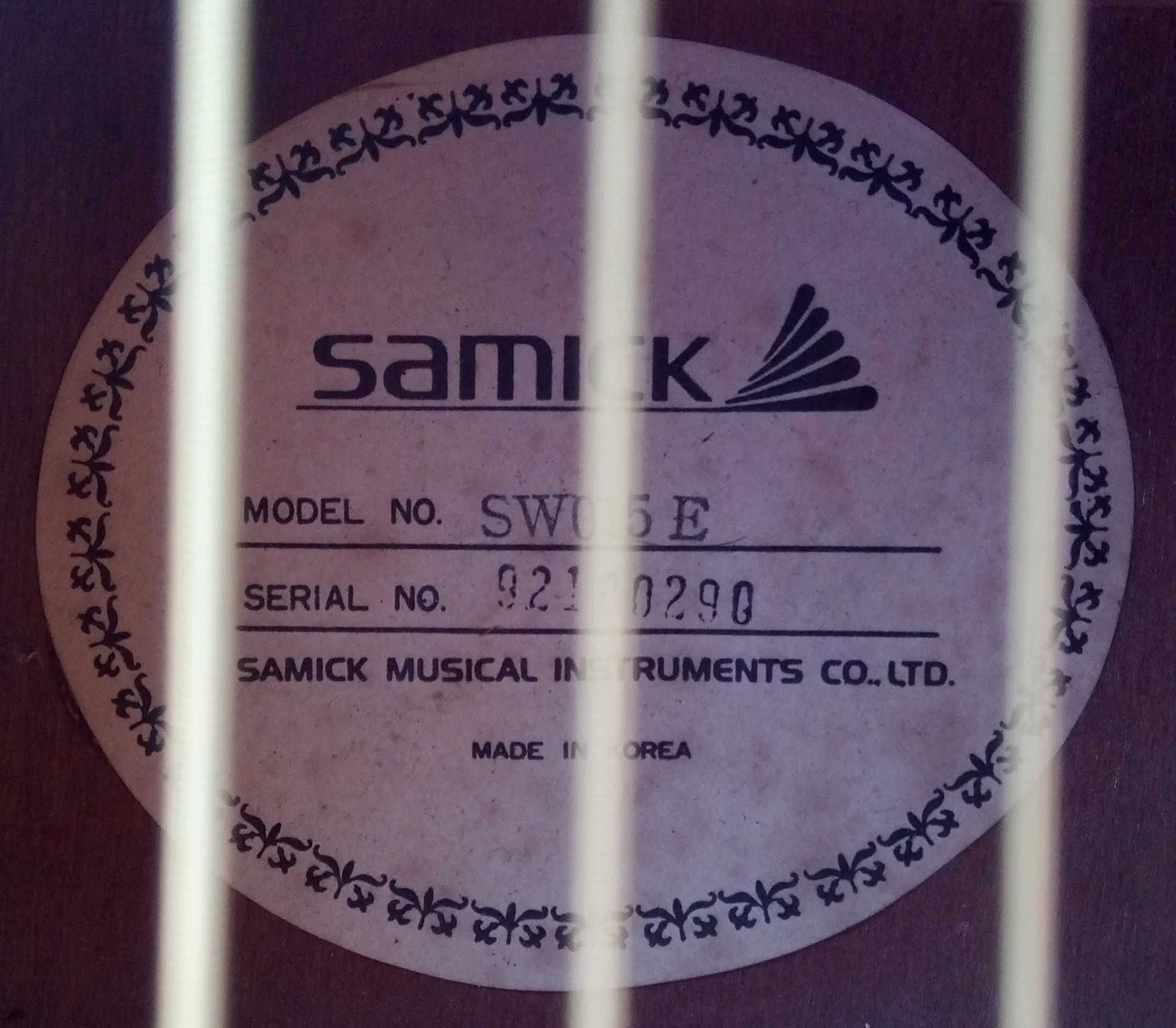 Guitarra Eletroacústica SAMICK Made in Korea 1990 Semelhante a Gibson