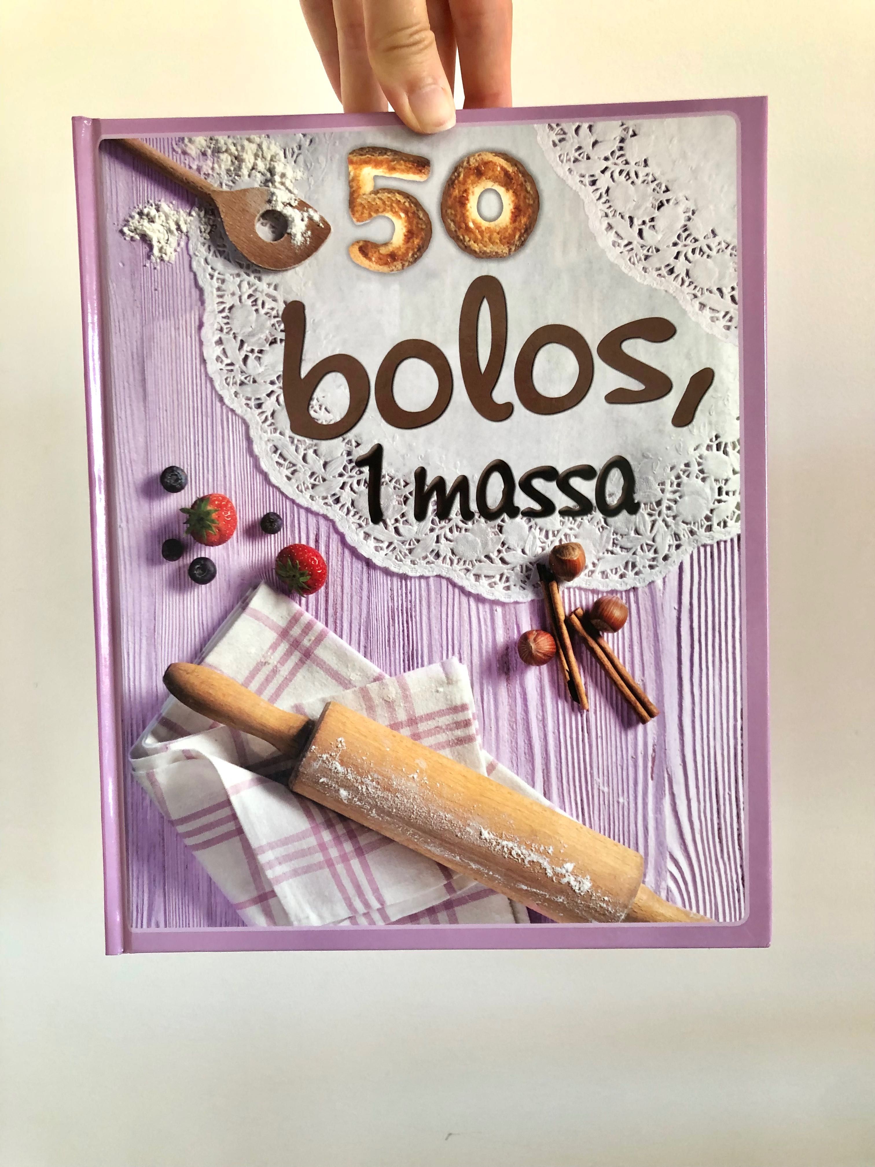 Livro de receitas “50 bolos, 1 massa”