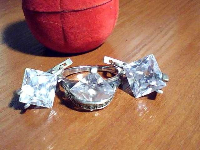 Серебряный гарнитур 'Ophiuchus' 925 проба