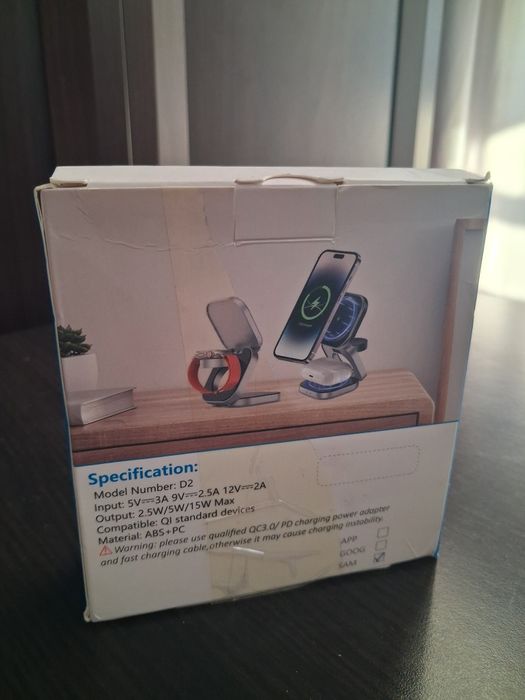 Ładowarka indukcyjna 3w1