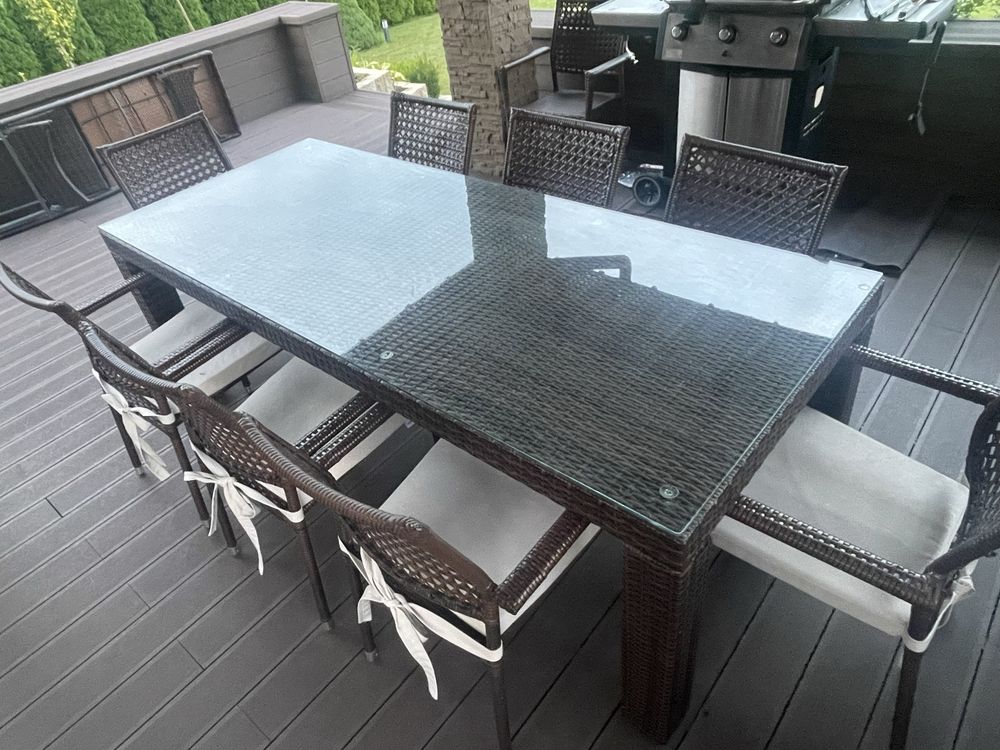 Zestaw ogrodowy Oltre -Garden Space- stół +10 krzeseł.
