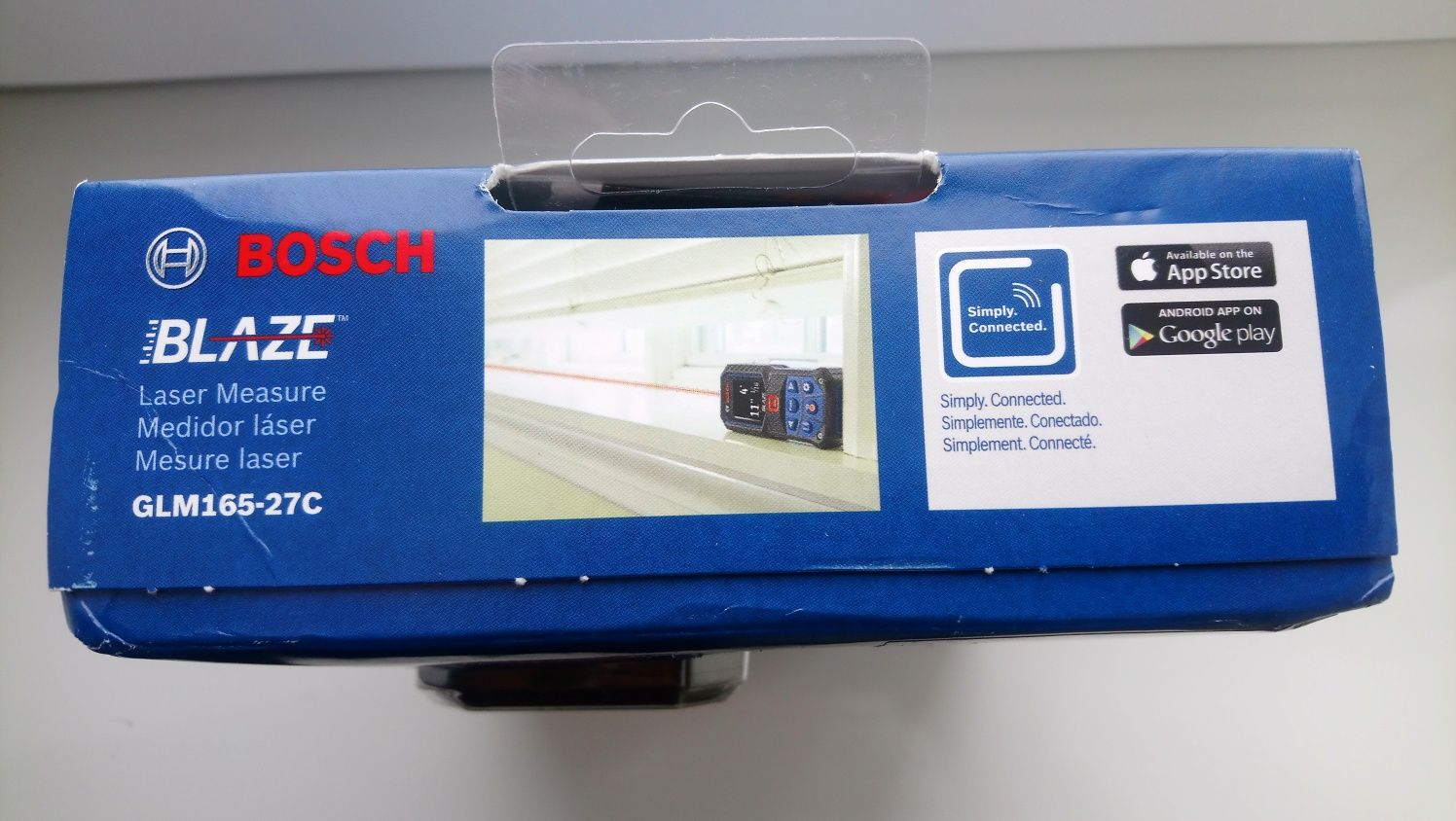 Лазерна рулетка дальномір BOSCH GLM165-27C Bluetooth