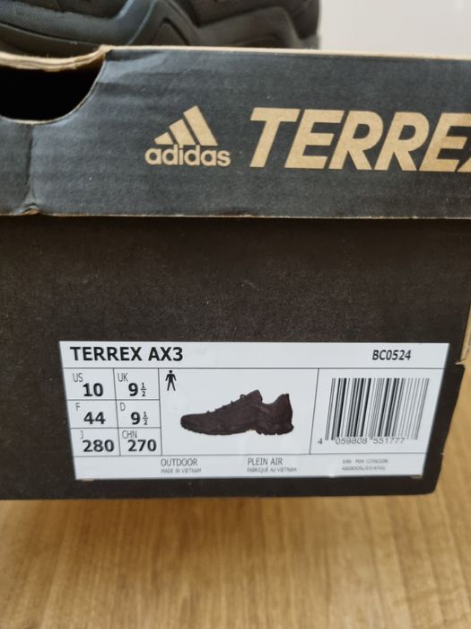 Кросівки  Adidas terrex ax3 ,44 розмір