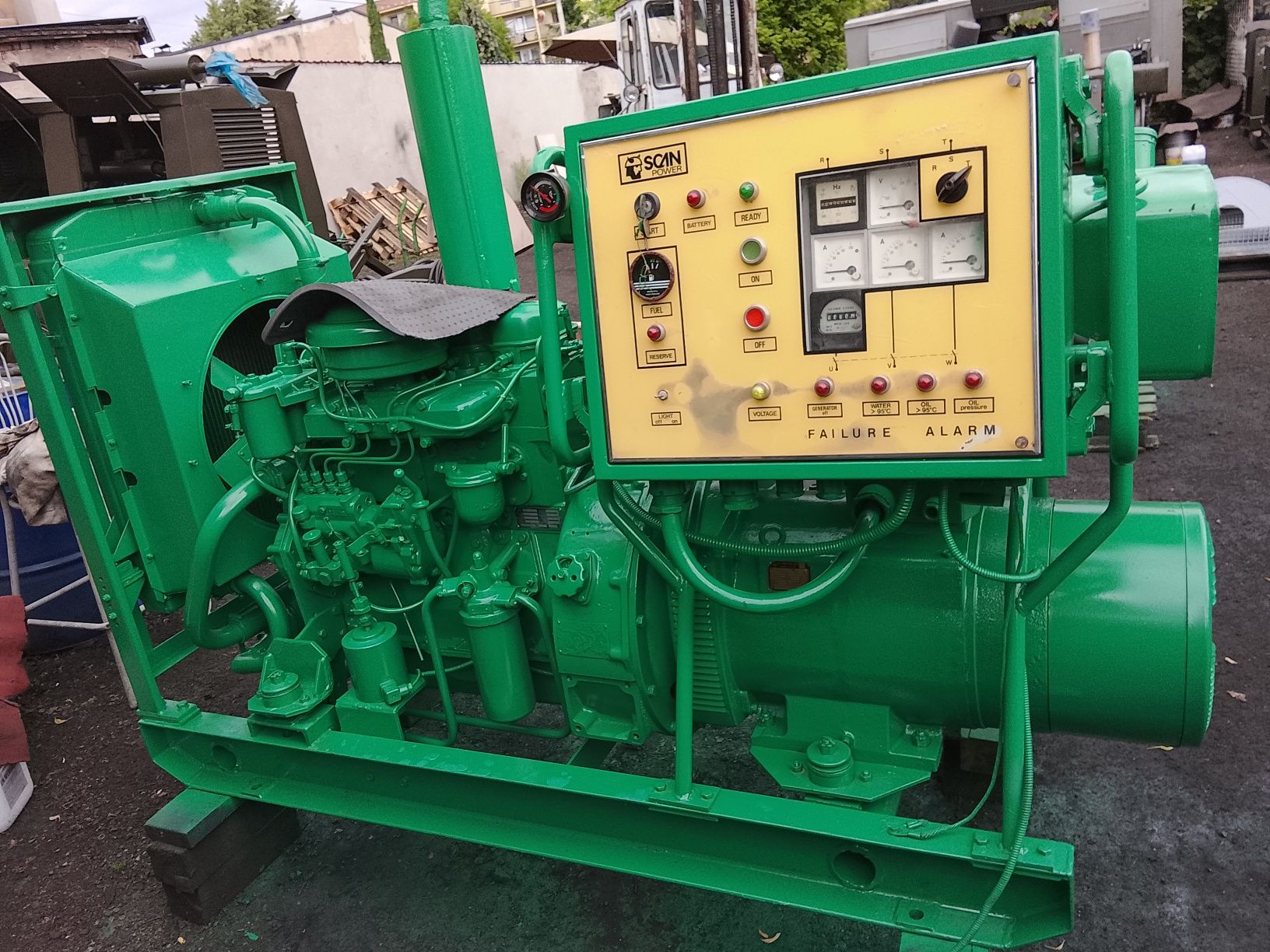 Agregaty prądotwórcze z AVR 44 50 kw 60 kva leyland Elmor nieużyw kw