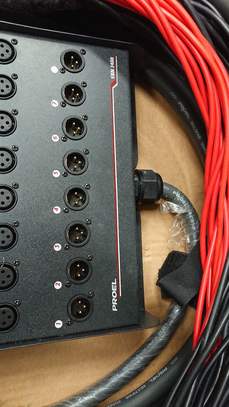Solidny kabel multicore "pyta" Proel EBN 2408
