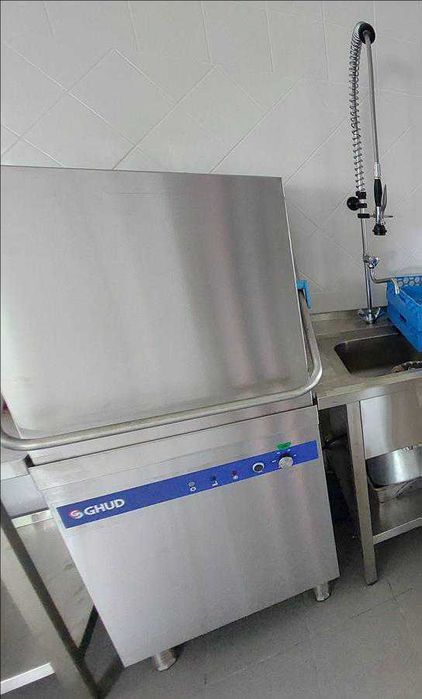 Máquina de Lavar Louça, Industrial Porta Elevatória, GHUD