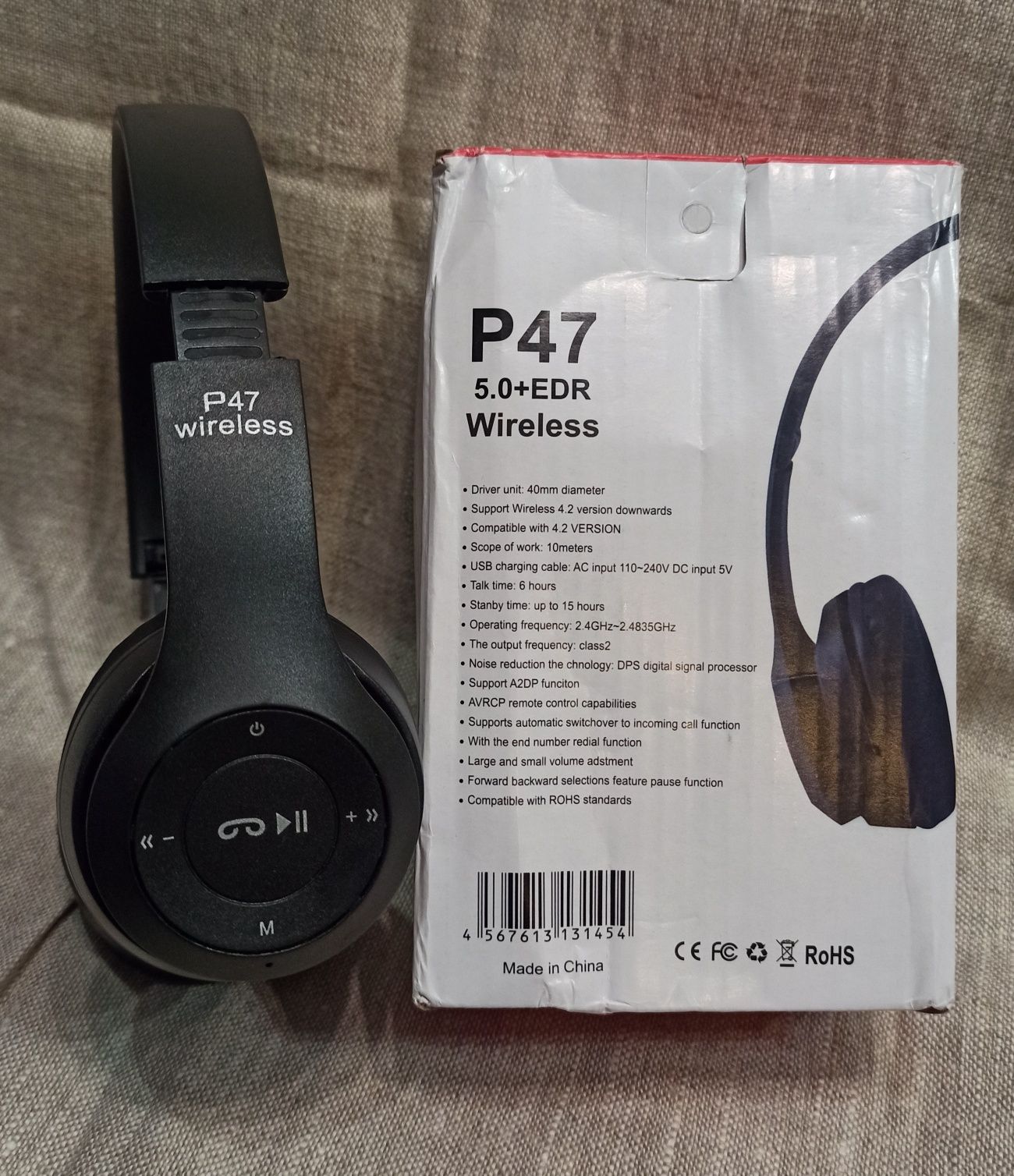 Навушники блютус P47 5.0+EDR Wireless