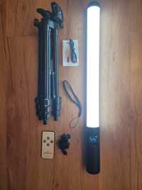 Lampa  RGBLED Miecz Świetlny do Zdjęć + statyw103cm