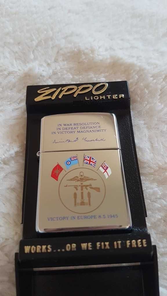 Zapalniczka.Zippo WW2 VICTORY IN EUROPE 8.5.1945(X)