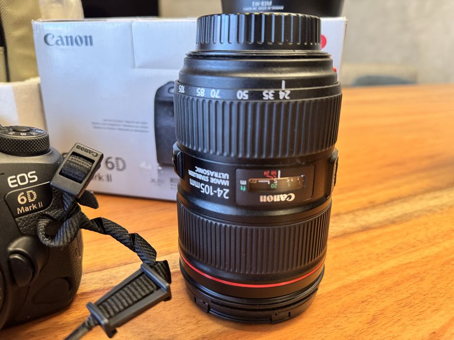 Kit canon 6D mark II com 2 lentes