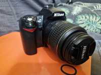 Legendarny Nikon D90 z obiektywem Nikorr DX 18-55 Mm ladowarka stan bd