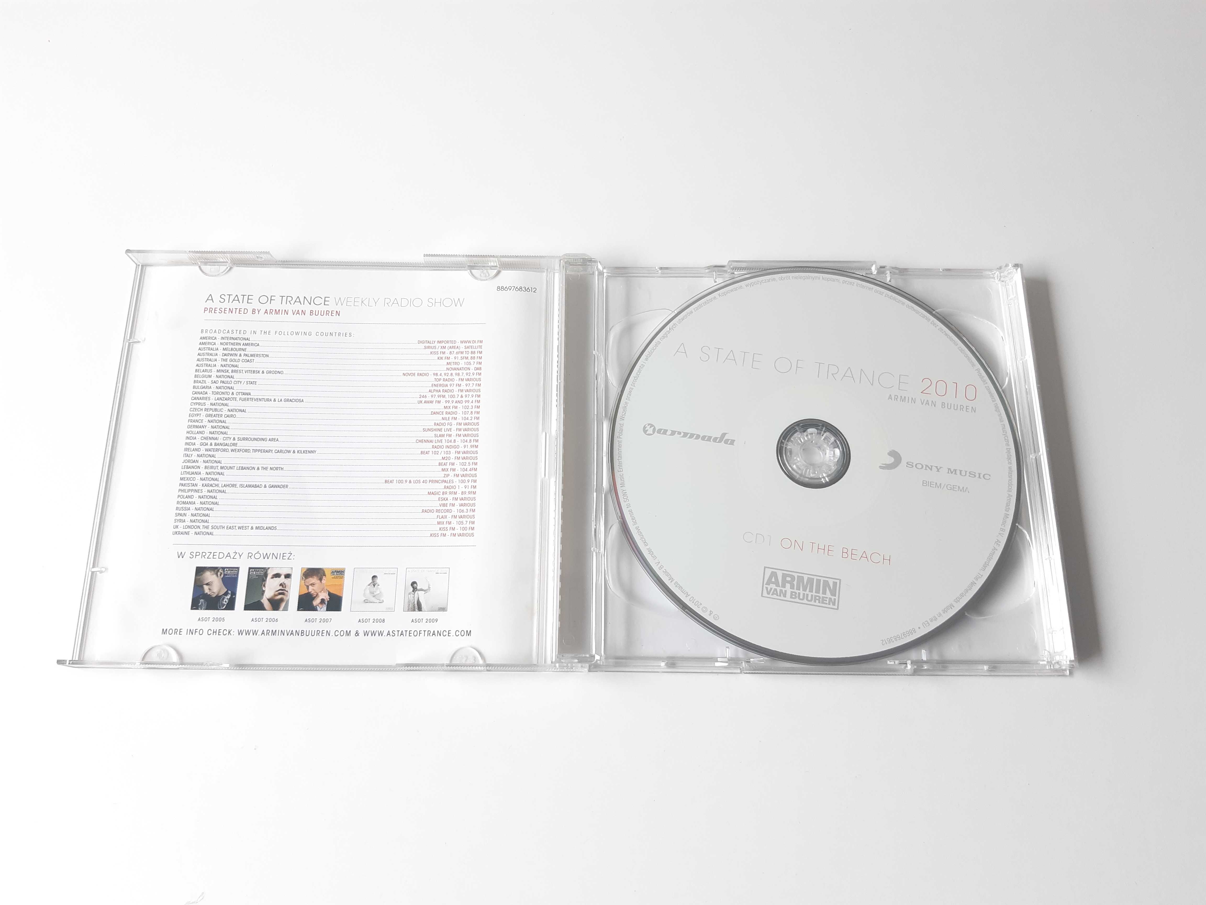 Armin van Buuren "A State Of Trance" ASOT 2010 Płyta 2CD Trance