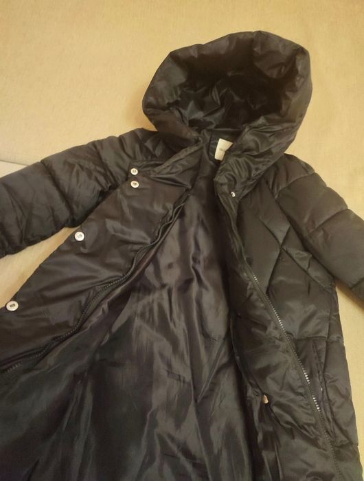 Куртки зимние женские черная, пудра