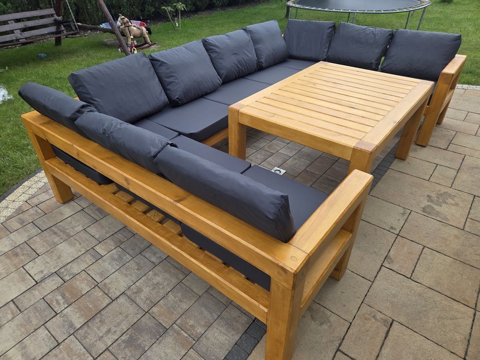 Meble ogrodowe, tarasowe drewniane