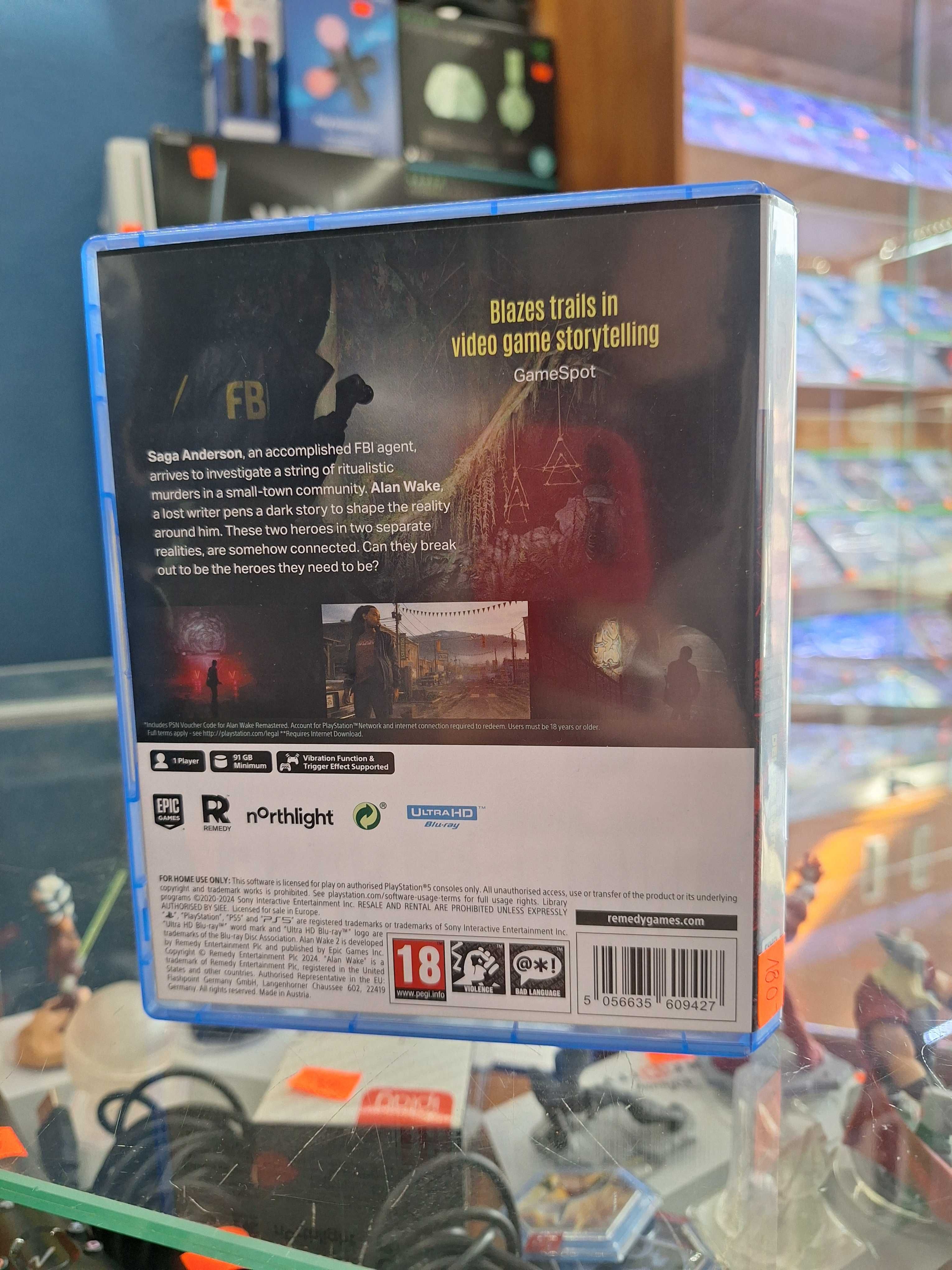 Alan Wake II Deluxe Edition PS5, BDB, Sklep Centrum Grania