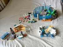 Zestaw Playmobil oceanarium basen dla pingwinów sklepik