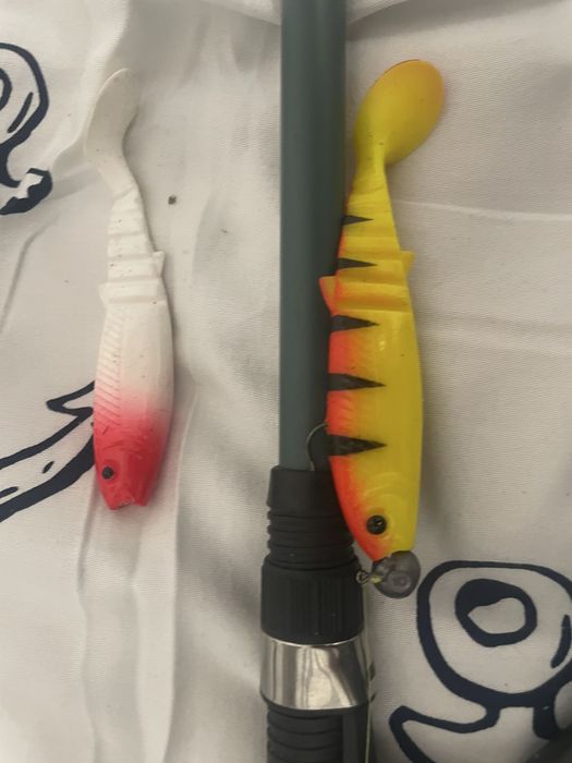 Wędka spningowa i przynety