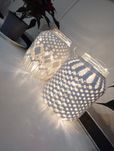 Lampion z makramy