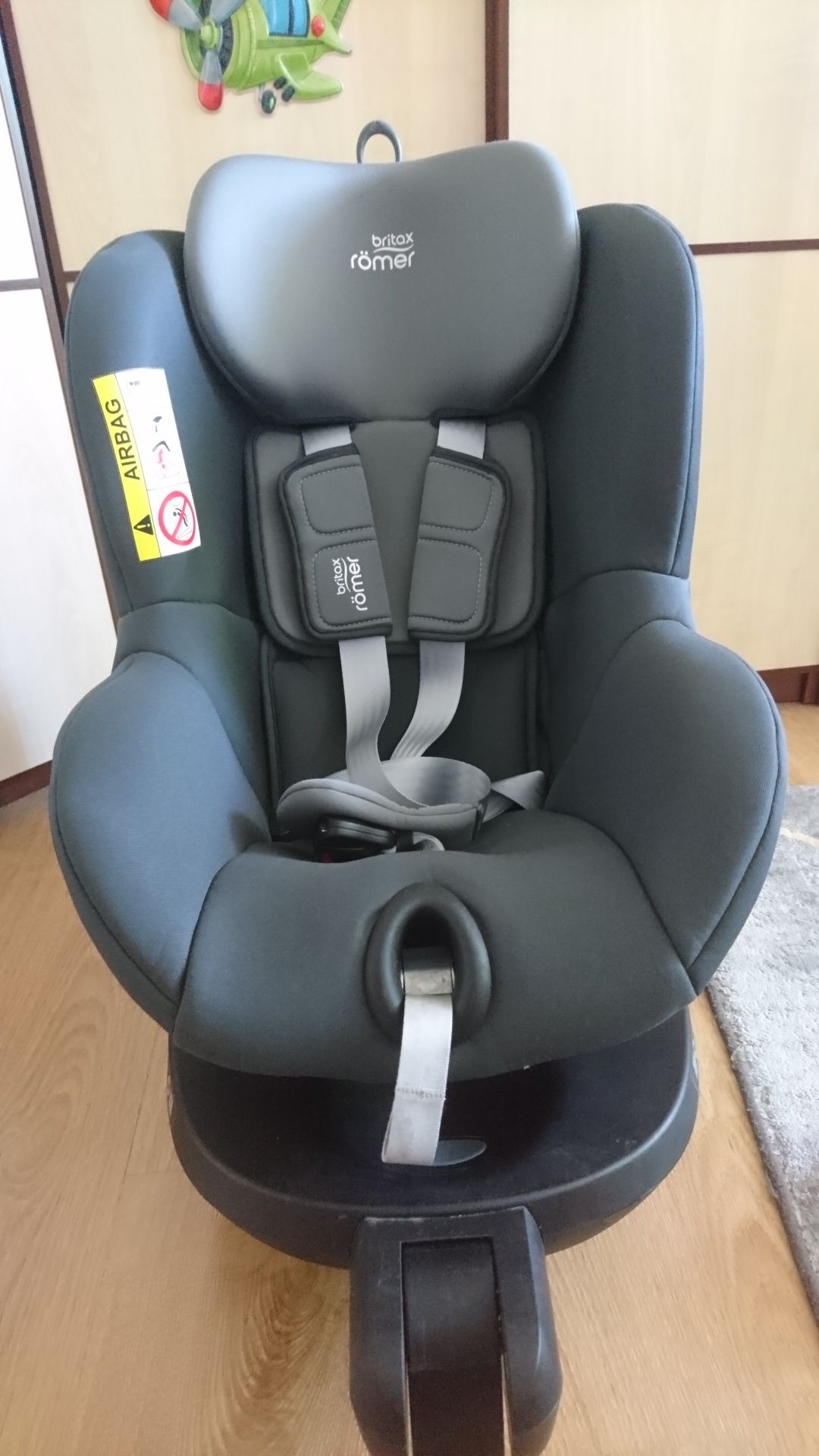 Fotelik samochodowy, britax Romer dualfix 2 R, baza isofix,  obrotowy