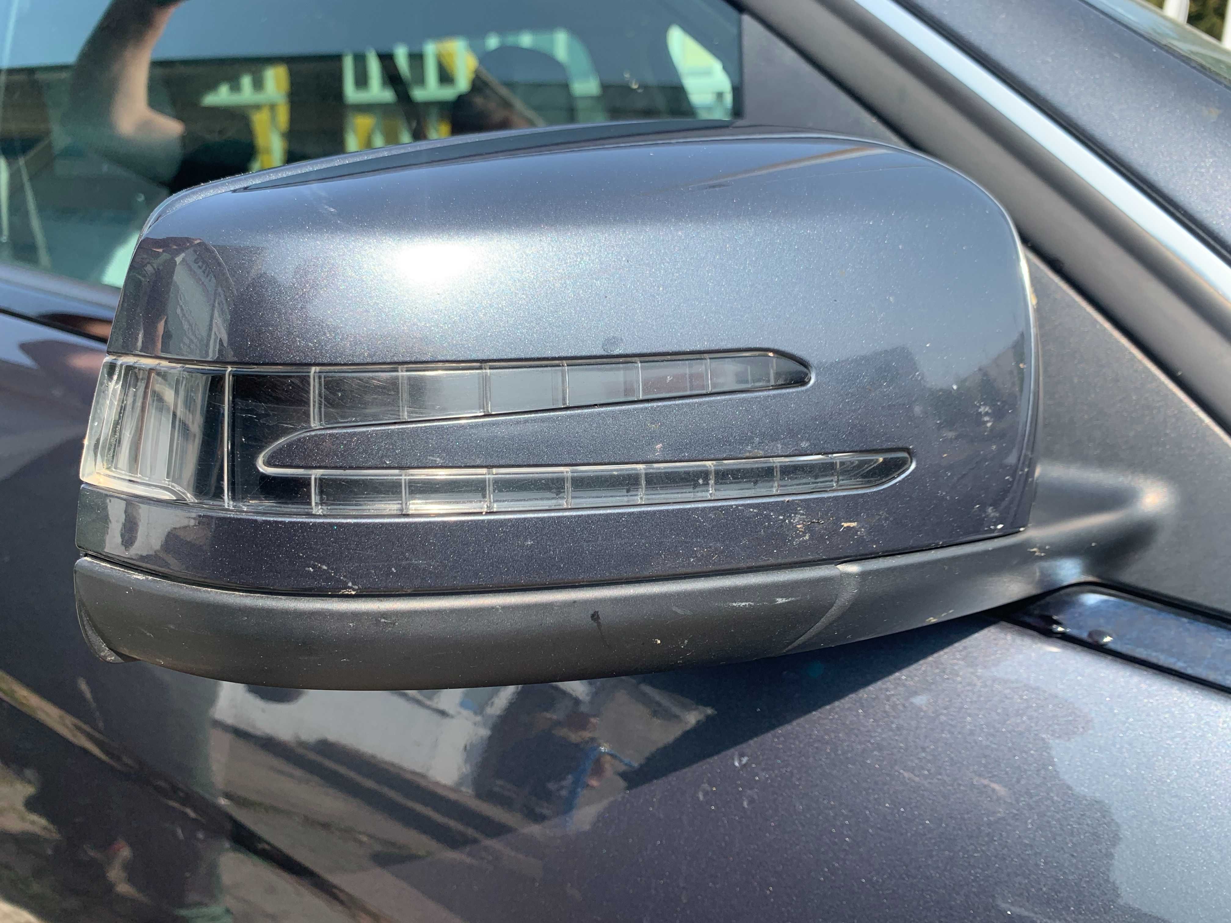 MERCEDES C klasa W204 lift Lusterko prawe grafit 7 kabli lak 755
