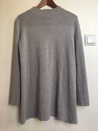 Sweter cos wełna 100% merino bezowy tunika