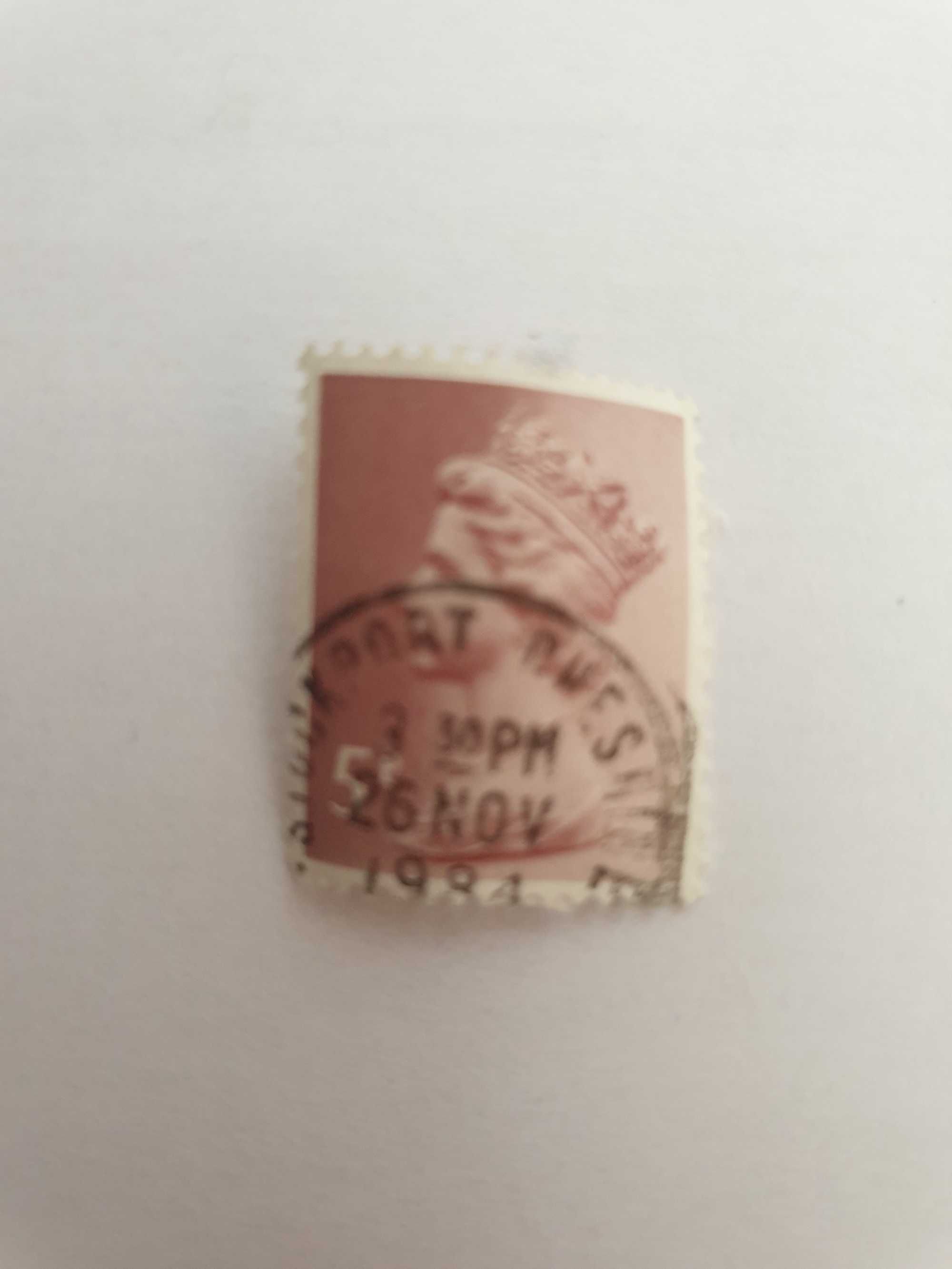 Stary znaczek brytyjski angielski 1984