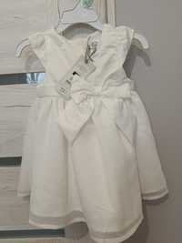 Sukienka niemowlęca, biała, nowa
