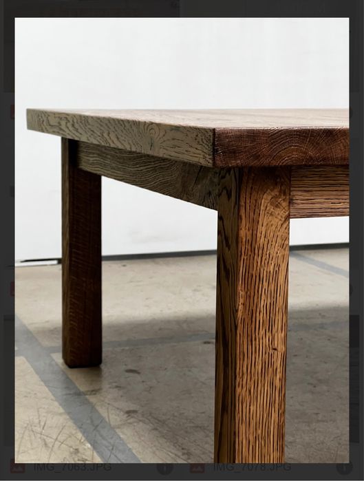 Dębowy stolik kawowy