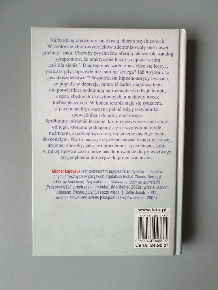 Choroby urojone Michel Lejoyeux