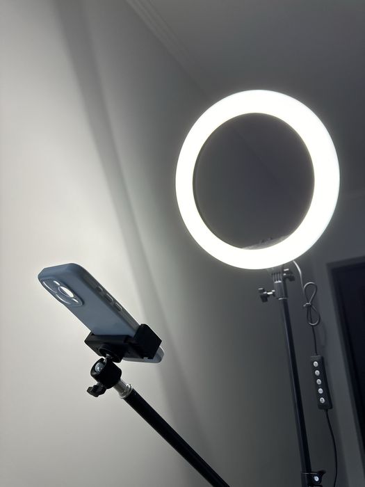 Штатив стійка журавель посилений для телефону/ кільцевої лампи