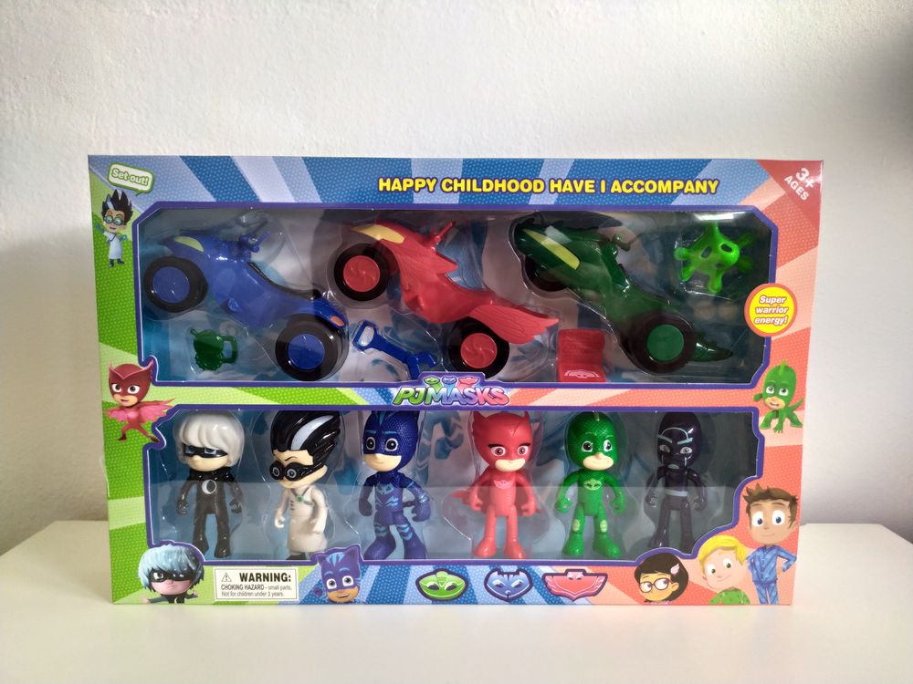 Sets Brinquedos PJ Masks Novo / vários sets