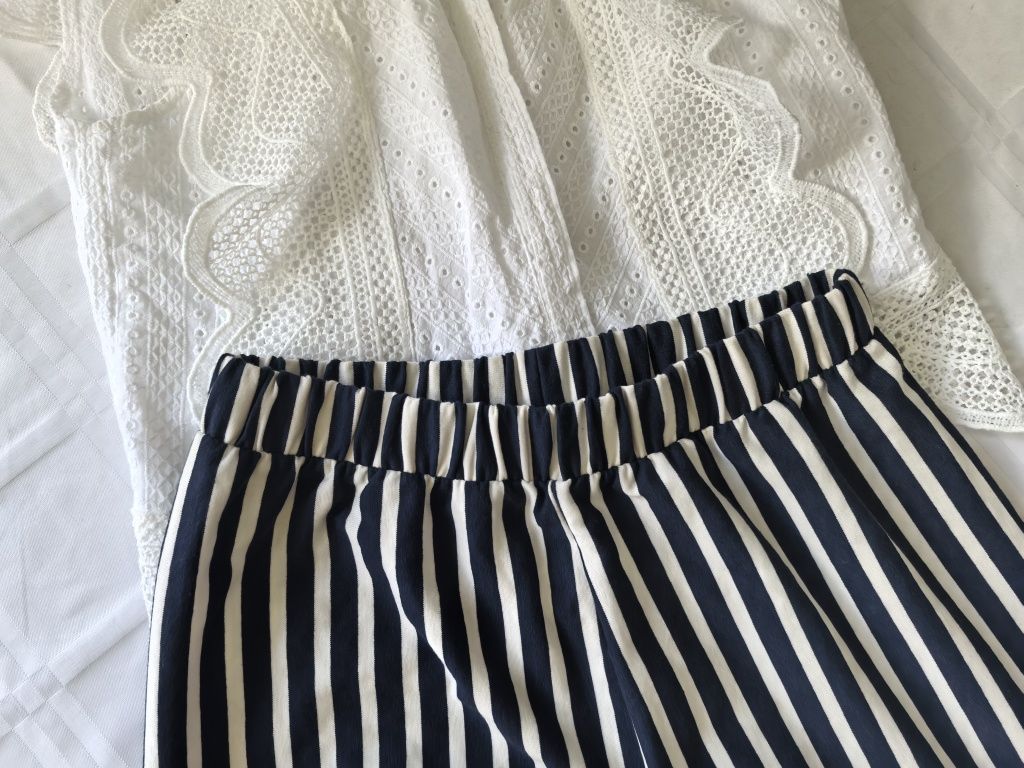 Spodnie Damskie W Paski Zara r. S /M