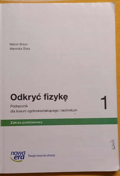 Podręcznik do fizyki nowa era