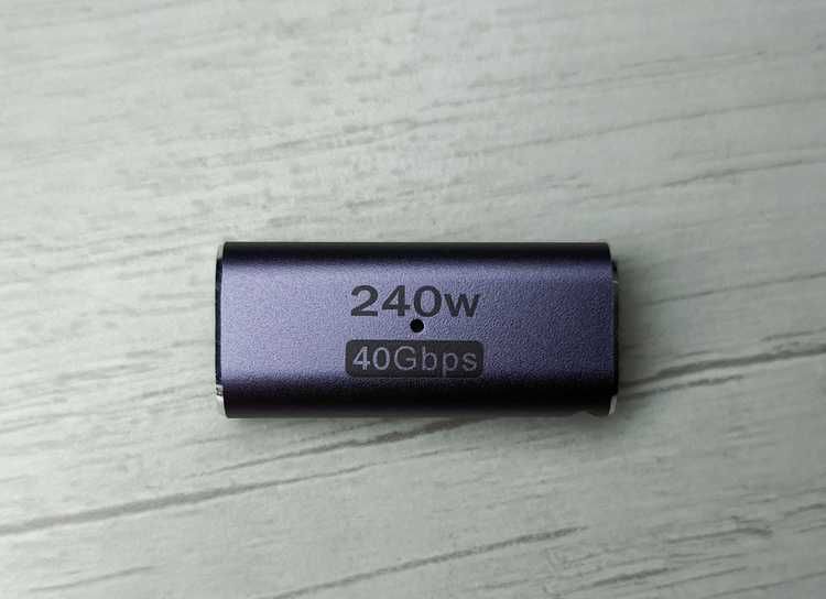 Подовжувачі-перехідники 240W Thunderbolt 4 USB Type-C 4.0 40Gbps