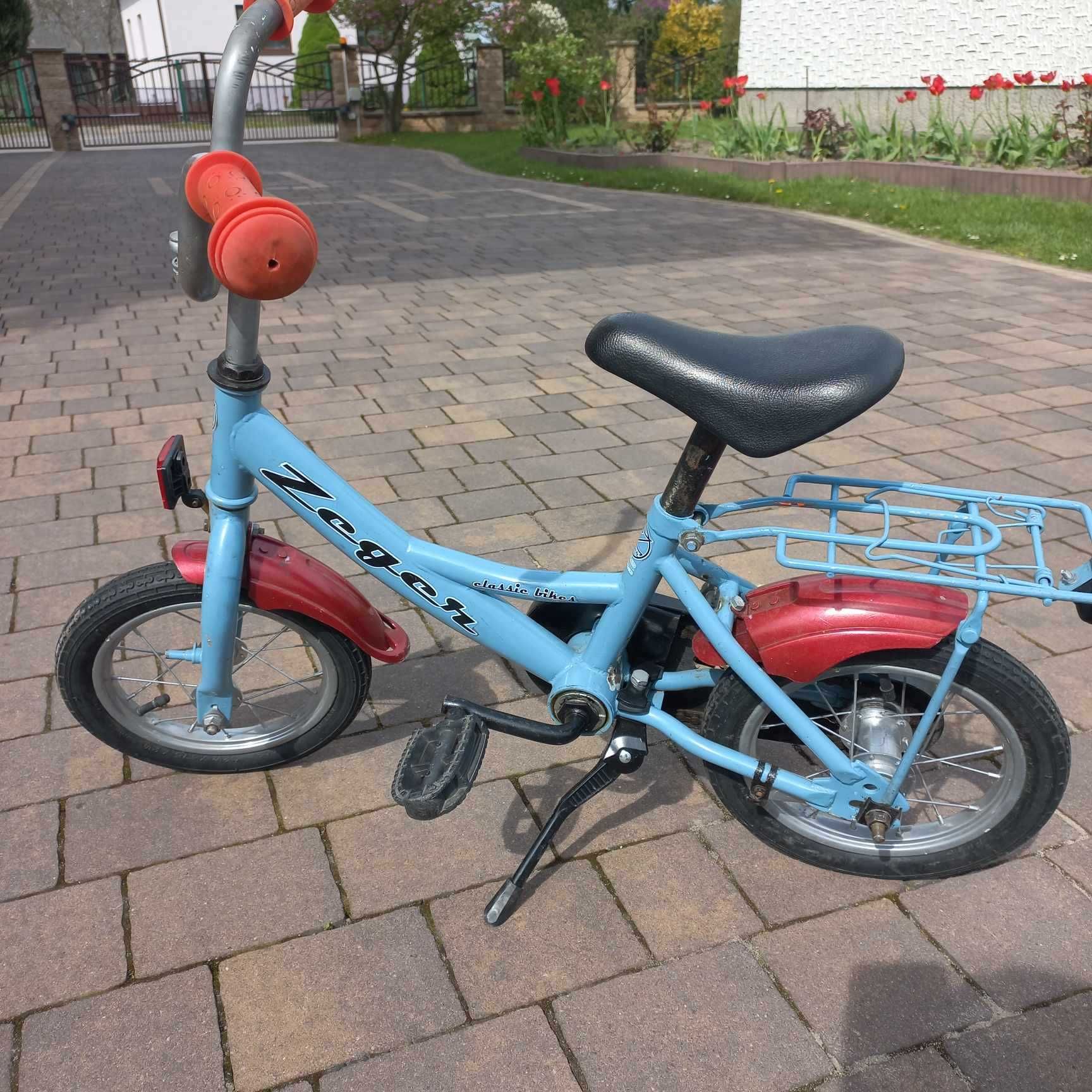 rowerek dziecięcy, rozmiar kół 12 cali, kółka boczne