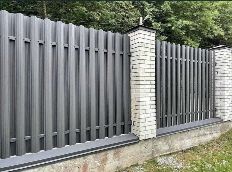 Металлический ШТАКЕТНИК євроштахети,металеві штахети