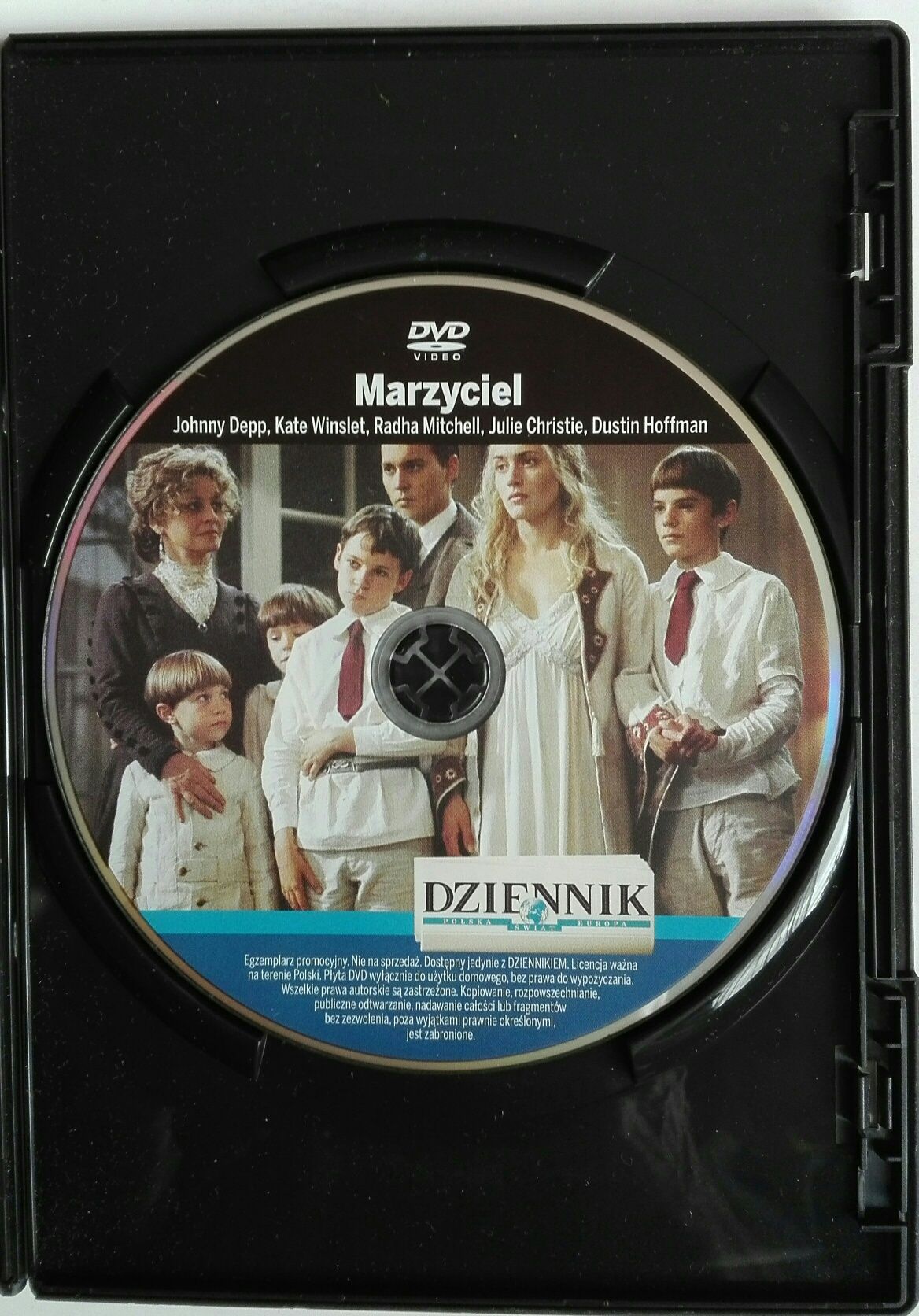 DVD Marzyciel Johnny Depp, Dustin Hoffman