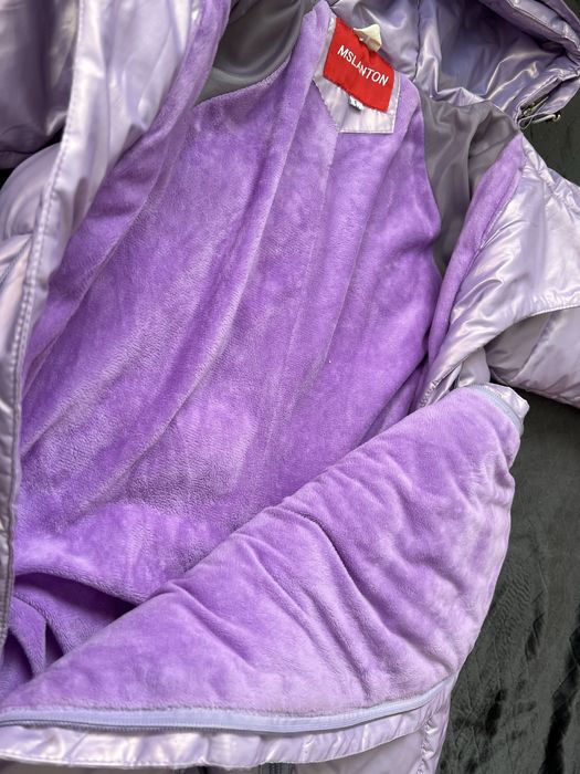 Теплий зимовий комбінезон для дівчинки 1-2,5 років