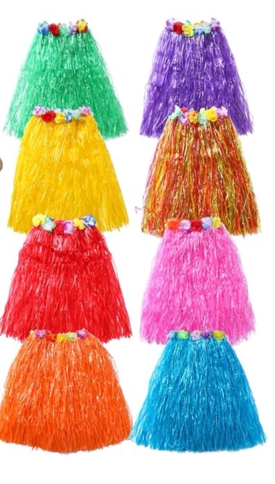 Strój karnawałowy Hawajka Aloha fioletowy nr936