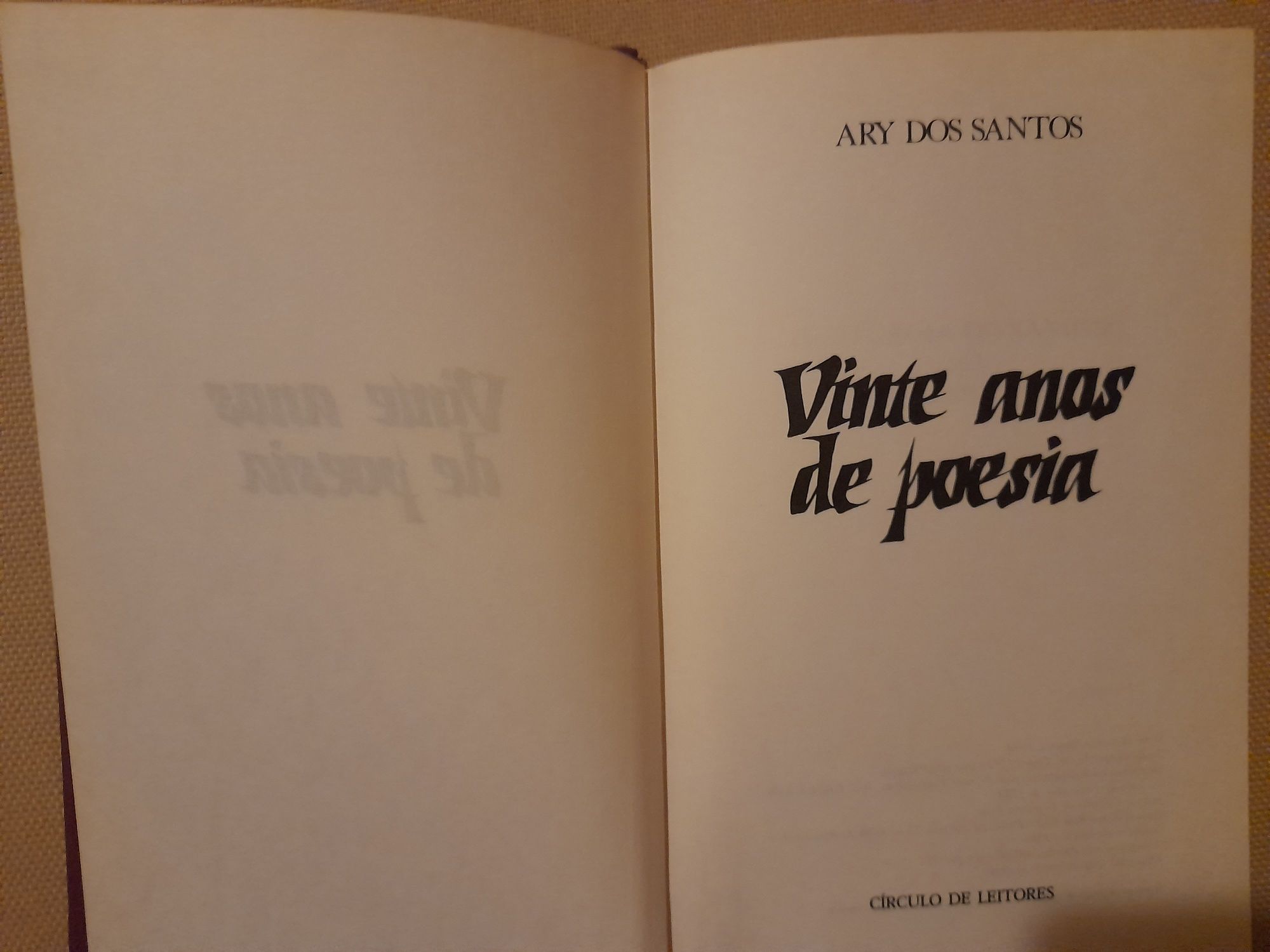 Ary dos Santos "Vinte anos de poesia"