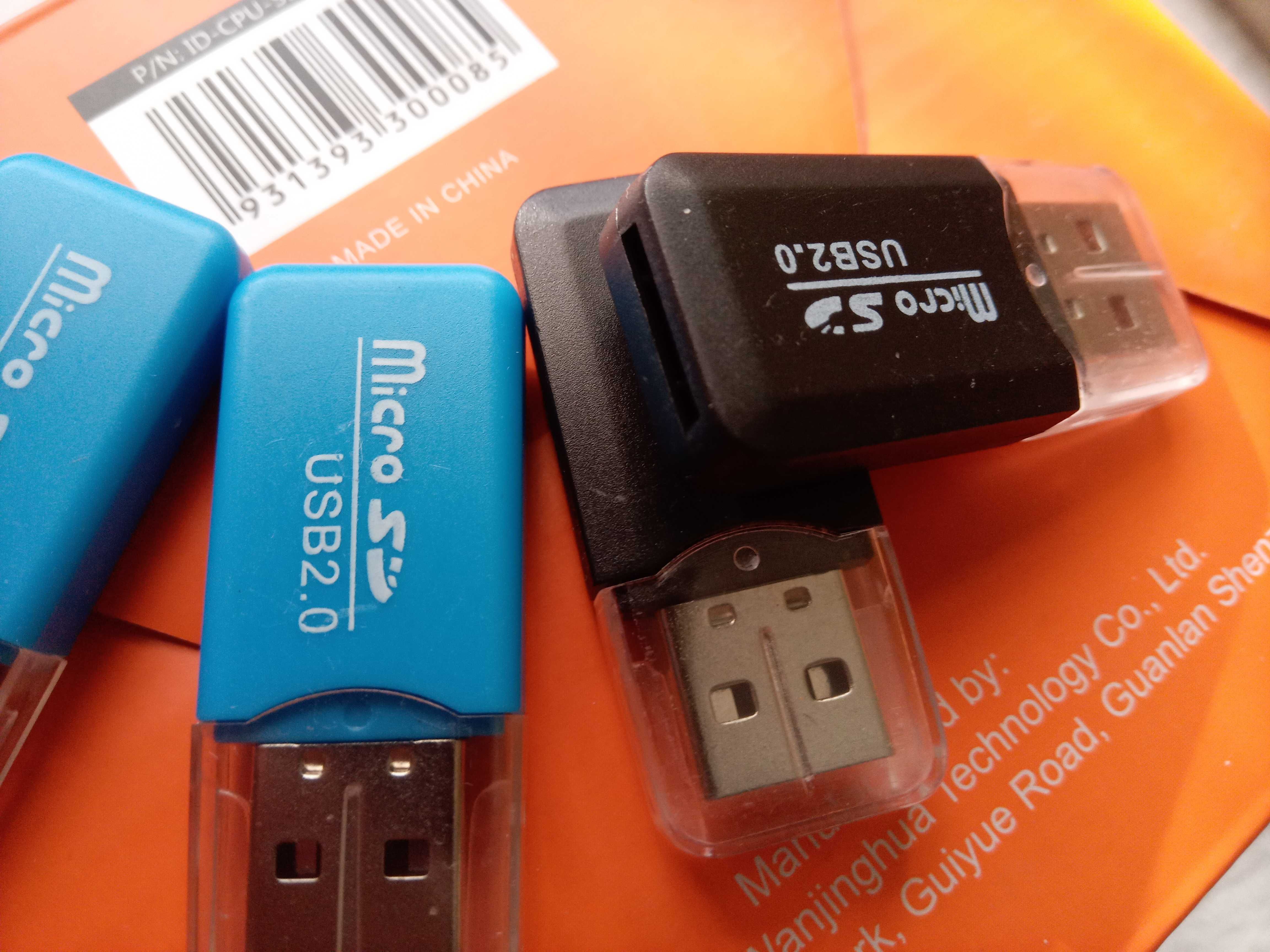 Картридер MicroSD card reader картрідер НОВЫЙ микросд карта пам'яті