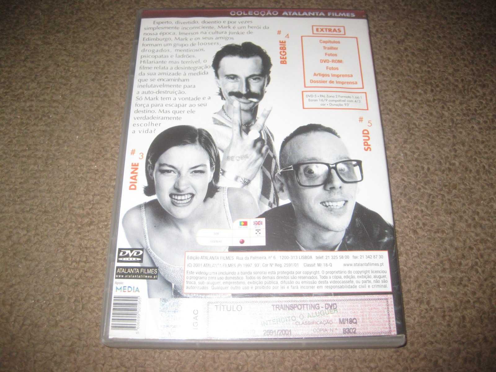 DVD "Trainspotting" com Ewan McGregor/Raro!