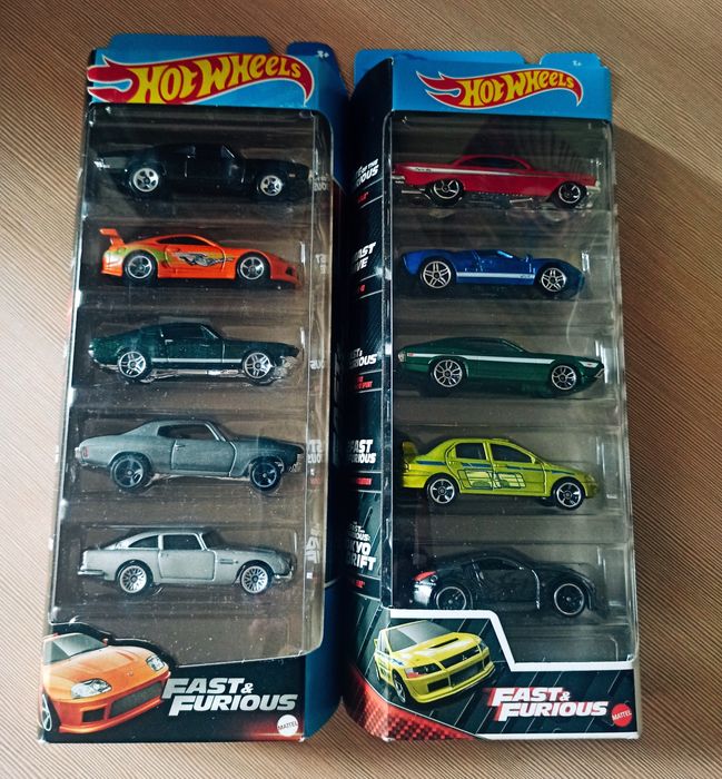 Hot wheels fast and furious supra, 5-Pack, rx-7, silvia s15, eclipse