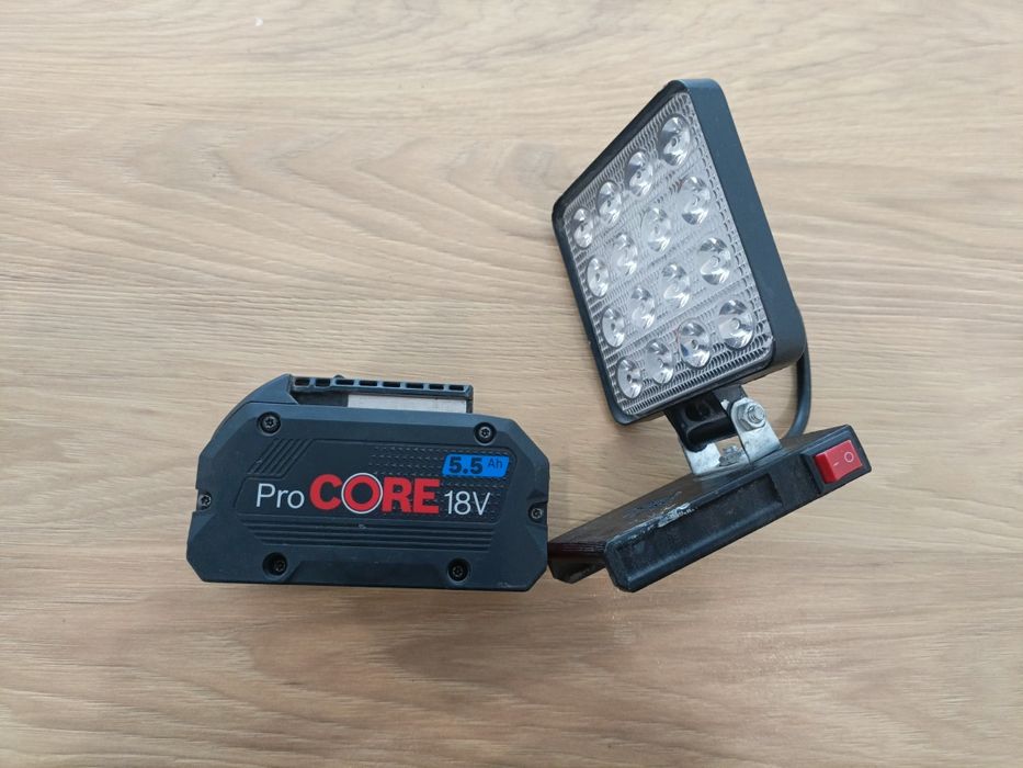 Bateria akumulator Bosch ProCore 5.5 Ah lampa reflektor 18V